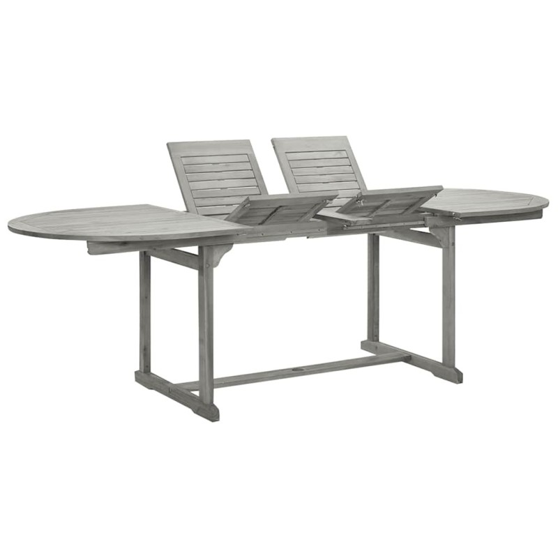 Table à dîner de jardin (160-240)x100x75cm Bois d'acacia massif 568888568888