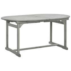Table à dîner de jardin (160-240)x100x75cm Bois d'acacia massif 568888568888