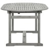 Table à dîner de jardin (160-240)x100x75cm Bois d'acacia massif 568888568888