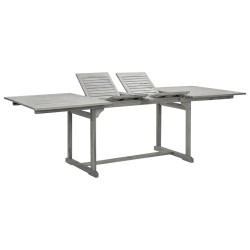 Table à dîner de jardin (160-240)x100x75cm Bois d'acacia massif 568889568889