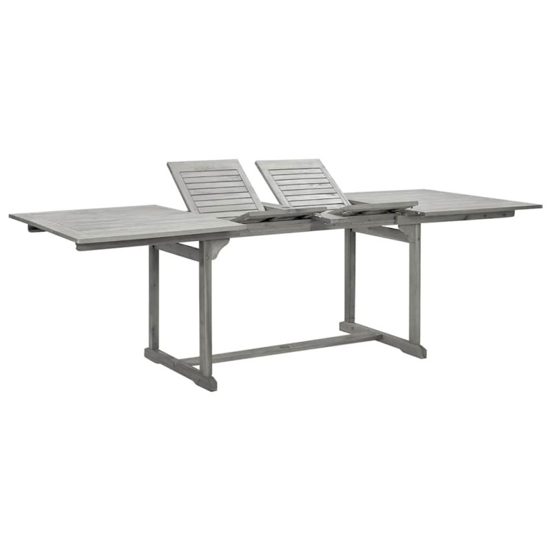 Table à dîner de jardin (160-240)x100x75cm Bois d'acacia massif 568889568889