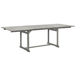 Table à dîner de jardin (160-240)x100x75cm Bois d'acacia massif 568889568889