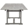 Table à dîner de jardin (160-240)x100x75cm Bois d'acacia massif 568889568889