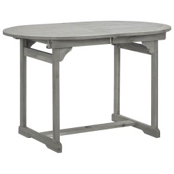 Table à dîner de jardin (120-170)x80x75 cm Bois d'acacia massif 568890568890