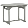 Table à dîner de jardin (120-170)x80x75 cm Bois d'acacia massif 568890568890
