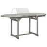 Table à dîner de jardin (120-170)x80x75 cm Bois d'acacia massif 568890568890