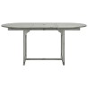 Table à dîner de jardin (120-170)x80x75 cm Bois d'acacia massif 568890568890