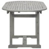 Table à dîner de jardin (120-170)x80x75 cm Bois d'acacia massif 568890568890