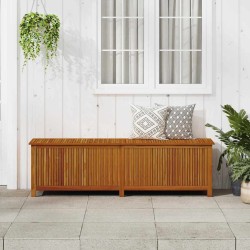 Boîte de rangement de jardin 200x50x58 cm Bois d'acacia solide 568897568897