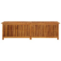 Boîte de rangement de jardin 200x50x58 cm Bois d'acacia solide 568897568897