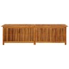Boîte de rangement de jardin 200x50x58 cm Bois d'acacia solide 568897568897