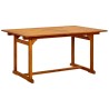 Table à dîner de jardin (150-200)x100x75cm Bois d'acacia massif 568901568901