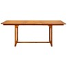 Table à dîner de jardin (150-200)x100x75cm Bois d'acacia massif 568901568901