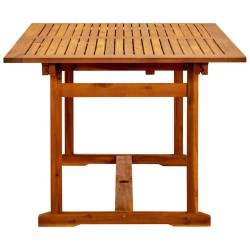 Table à dîner de jardin (150-200)x100x75cm Bois d'acacia massif 568901568901
