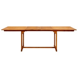 Table à dîner de jardin (160-240)x100x75cm Bois d'acacia massif 568902568902