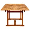Table à dîner de jardin (160-240)x100x75cm Bois d'acacia massif 568902568902