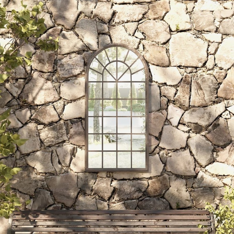 Miroir de jardin Sable 90x45 cm Fer pour utilisation extérieure 568910568910