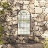 Miroir de jardin Sable 90x45 cm Fer pour utilisation extérieure 568910568910