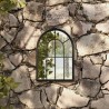 Miroir de jardin Noir 60x45 cm Fer pour utilisation extérieure 568911568911
