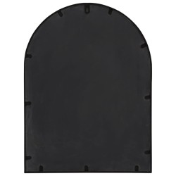 Miroir de jardin Noir 60x45 cm Fer pour utilisation extérieure 568911568911