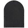Miroir de jardin Noir 60x45 cm Fer pour utilisation extérieure 568911568911