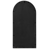 Miroir de jardin Noir 90x45 cm Fer pour utilisation extérieure 568913568913