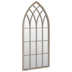 Miroir de jardin Sable 100x45cm Fer pour utilisation extérieure 568932568932