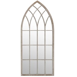 Miroir de jardin Sable 100x45cm Fer pour utilisation extérieure 568932568932