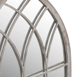 Miroir de jardin Sable 100x45cm Fer pour utilisation extérieure 568932568932