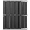 Portillon WPC 100x112 cm Gris 568935568935