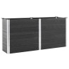 Lit surélevé de jardin 200x50x91 cm WPC Gris 568938568938