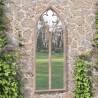 Miroir de jardin Sable 100x45cm Fer pour utilisation extérieure 568940568940