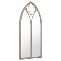 Miroir de jardin Sable 100x45cm Fer pour utilisation extérieure 568940568940
