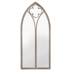 Miroir de jardin Sable 100x45cm Fer pour utilisation extérieure 568940568940