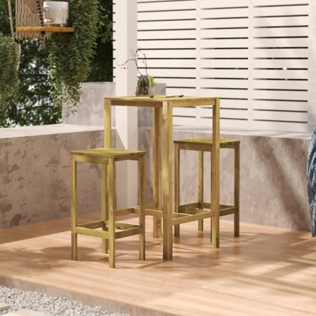 Table de bar 60x60x110 cm Bois de pin imprégné 568941568941