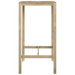 Table de bar 60x60x110 cm Bois de pin imprégné 568941568941