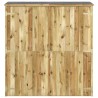 Abri à outils de jardin 163x50x171 cm Bois de pin solide 568943568943