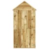 Abri à outils avec porte 107x107x220 cm Bois de pin imprégné 568944568944