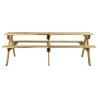 Table de pique-nique et bancs 220x122x72cm Bois de pin imprégné 568952568952