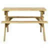 Table de pique-nique et bancs 110x123x73cm Bois de pin imprégné 568953568953