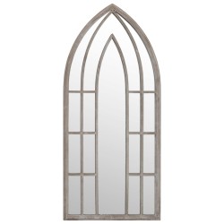 Miroir de jardin Sable 70x30 cm Fer pour utilisation extérieure 568956568956