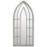 Miroir de jardin Sable 70x30 cm Fer pour utilisation extérieure 568956568956