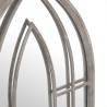 Miroir de jardin Sable 70x30 cm Fer pour utilisation extérieure 568956568956