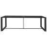 Table à dîner d'extérieur Anthracite 120x60x66 cm Aluminium 568958568958