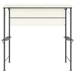 Belvédère avec toit 220x110x200 cm Crème 568995568995