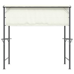 Belvédère avec toit 220x110x200 cm Crème 568995568995