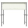 Belvédère avec toit 220x110x200 cm Crème 568995568995