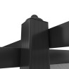 Tonnelle de jardin avec toit rétractable 4x3 m Anthracite 568996568996