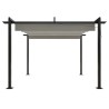 Tonnelle de jardin avec toit rétractable 3x3 m Crème 569000569000