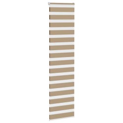 Store zèbre marron sable largeur du tissu 55,9 cm polyester 569009569009